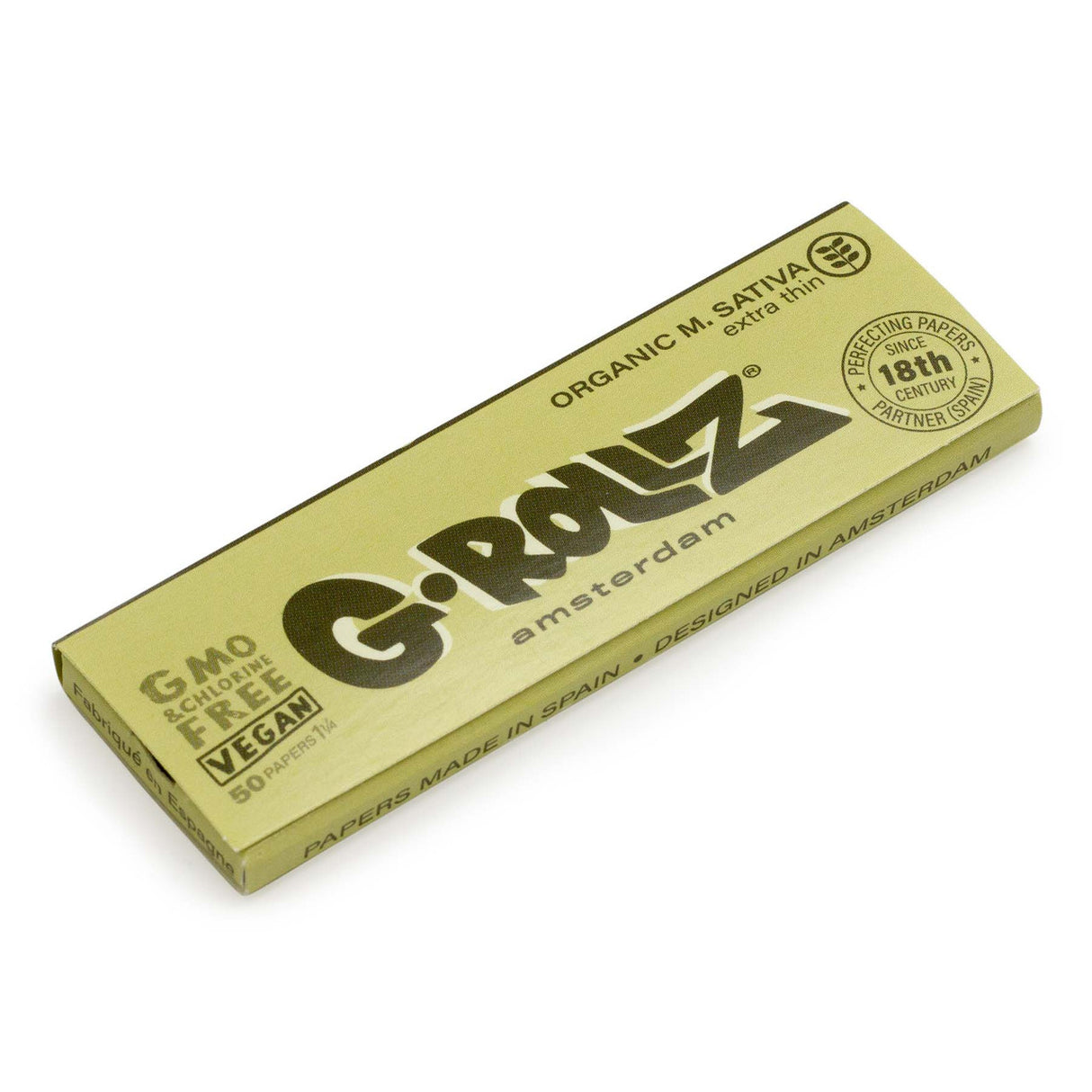 G Rollz Papers - Organic Medicago Sativa Extra Thin (1 1/4 Size)