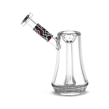 K. Haring Collection - Glass Bubbler (Red/White/Black)