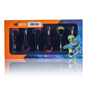 HyBird Premium Glass Hand Pipes - HB06 (4.5")