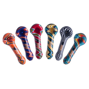 HyBird Premium Glass Hand Pipes - HB01 (4")