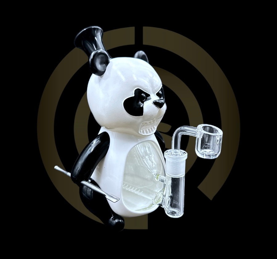 Silicone Water Pipe - Panda (9")