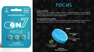 On7 Kratom Tablet - Focus (3 count)