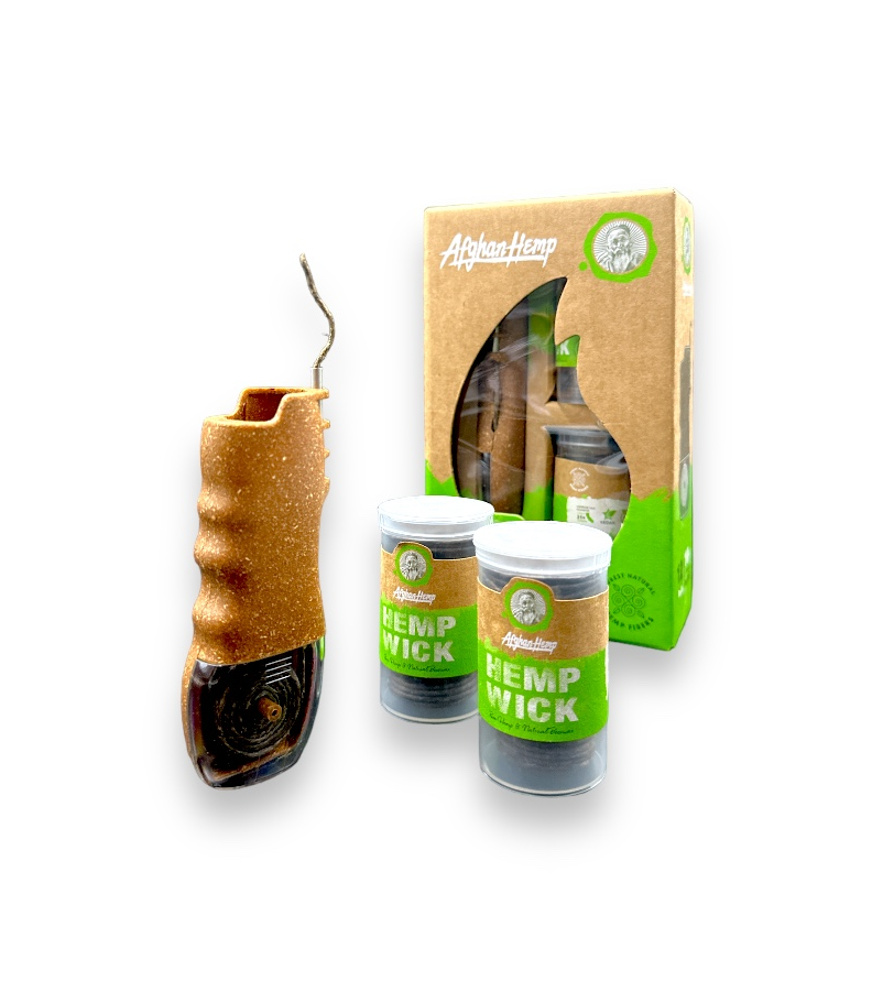 Afghan Hemp - Hemp Wick Dispenser Kit