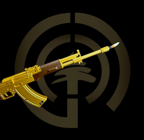 Mini Gold AK47 BBQ Lighter