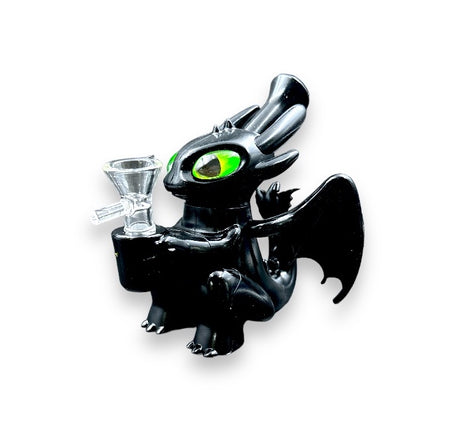 Silicone Water Pipe - Black Dragon (5.25")