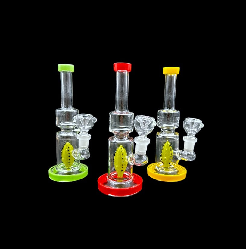 Mini Water Pipe - Cactus Perc (7.5")