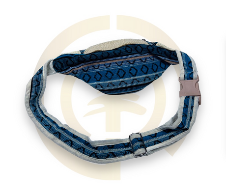 Nature Sacks - Handcrafted Hemp Fanny Packs - Ocean Blue