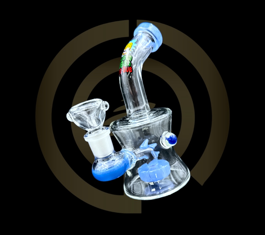 Glass Water Pipe - Zillas Tail (6.5")