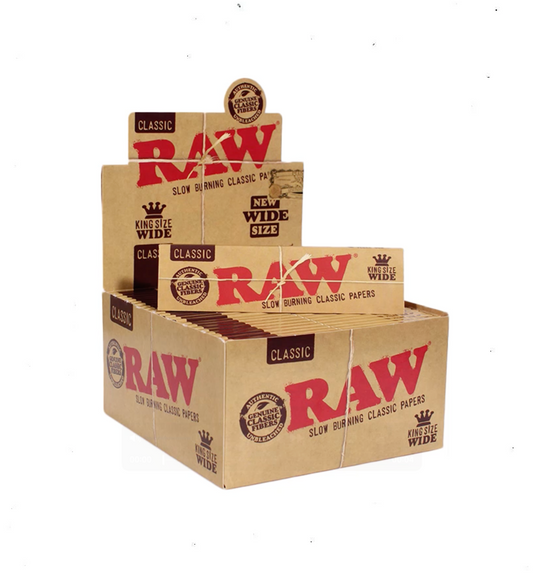 RAW - Classic King Size Wide Papers (50pk)