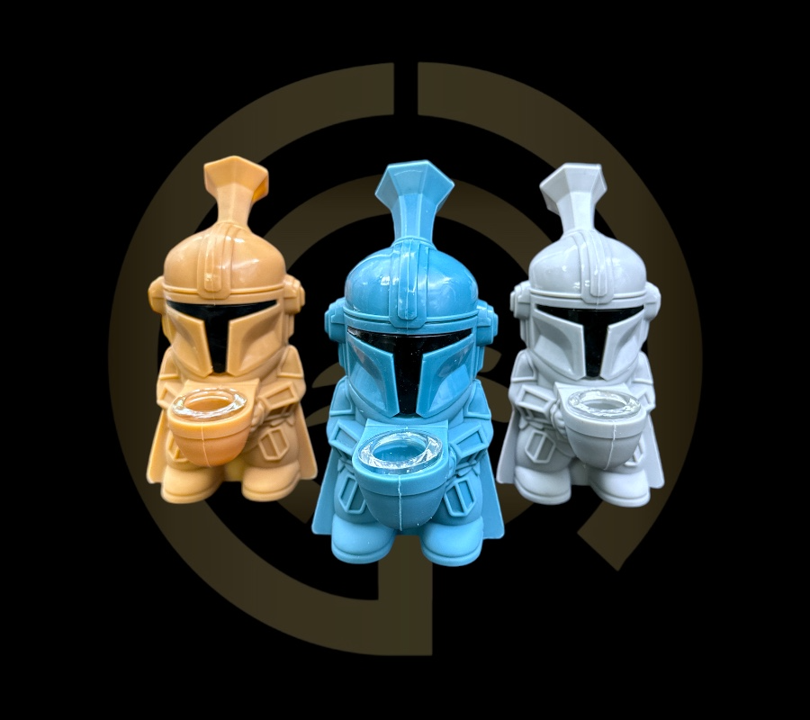 Silicone Water Pipe - Little Warrior (5.5")