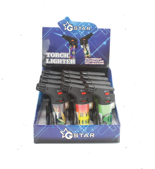 G Star Torch - Mixed Leaf Rasta (12pcs)