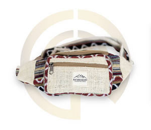 Nature Sacks - Handcrafted Hemp Fanny Packs - Black