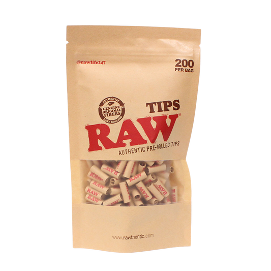 RAW -  Pre Rolled Tips (200pcs)