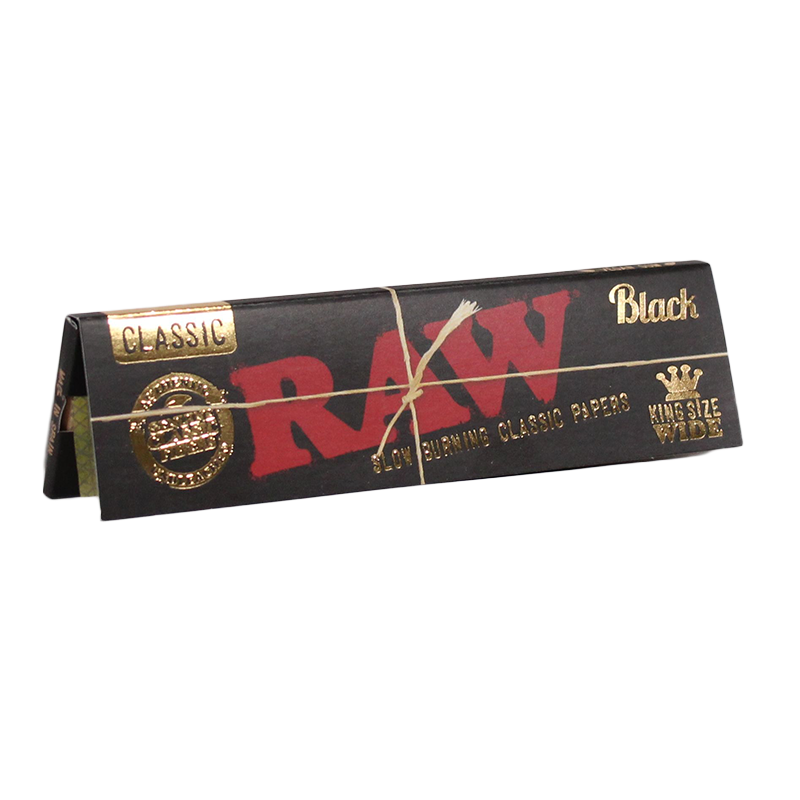 RAW - Black King Size Wide Papers (50pk)