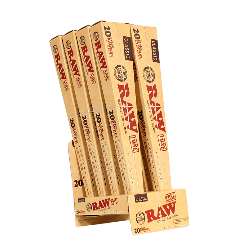 RAW - Rawket Launcher Pre-Roll Cones (20 Pack)