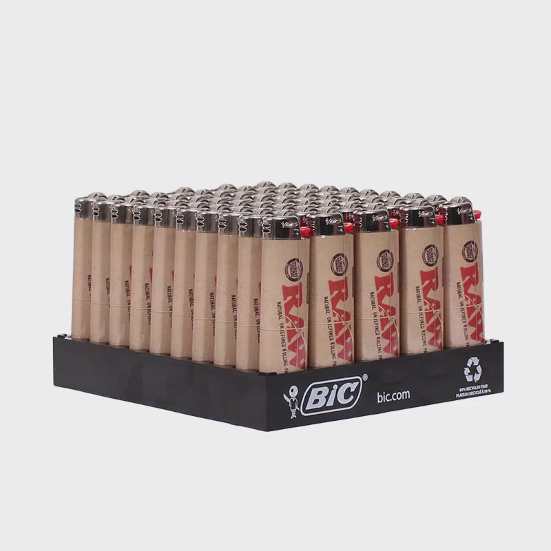 RAW - Classic Raw Bic Lighters (50pcs)