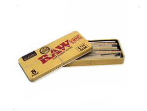 RAW - 1 1/4 Classic Pre-Roll Tins (8ct)(12 packs)