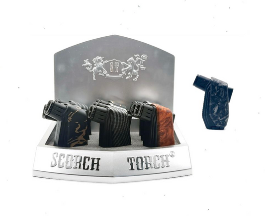 Scorch Torch - Wood Look Finish Double Torch (9pcs)