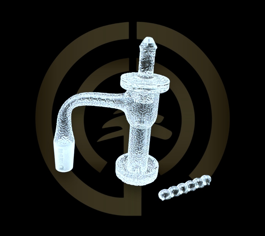 Space King Quartz Bangers - Fully Fused Engraved Terp Slurper (14mm)