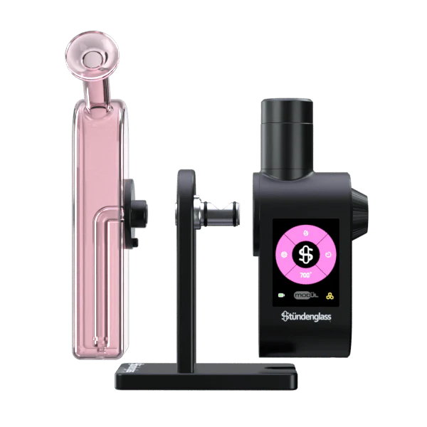 Stündenglass Modül + Dok Deluxe Travel Set - Pink Glass