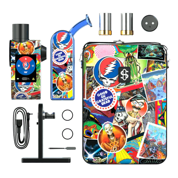 Stündenglass Modül + Dok Deluxe Travel Set - Grateful Dead (Legacy Patchwork)