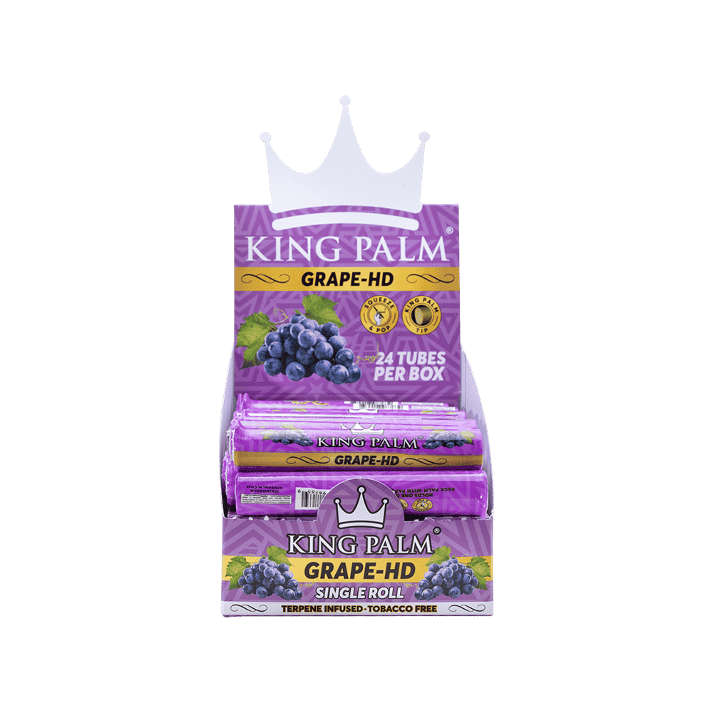 King Palm - Grape HD (Single Rolls)(24ct)