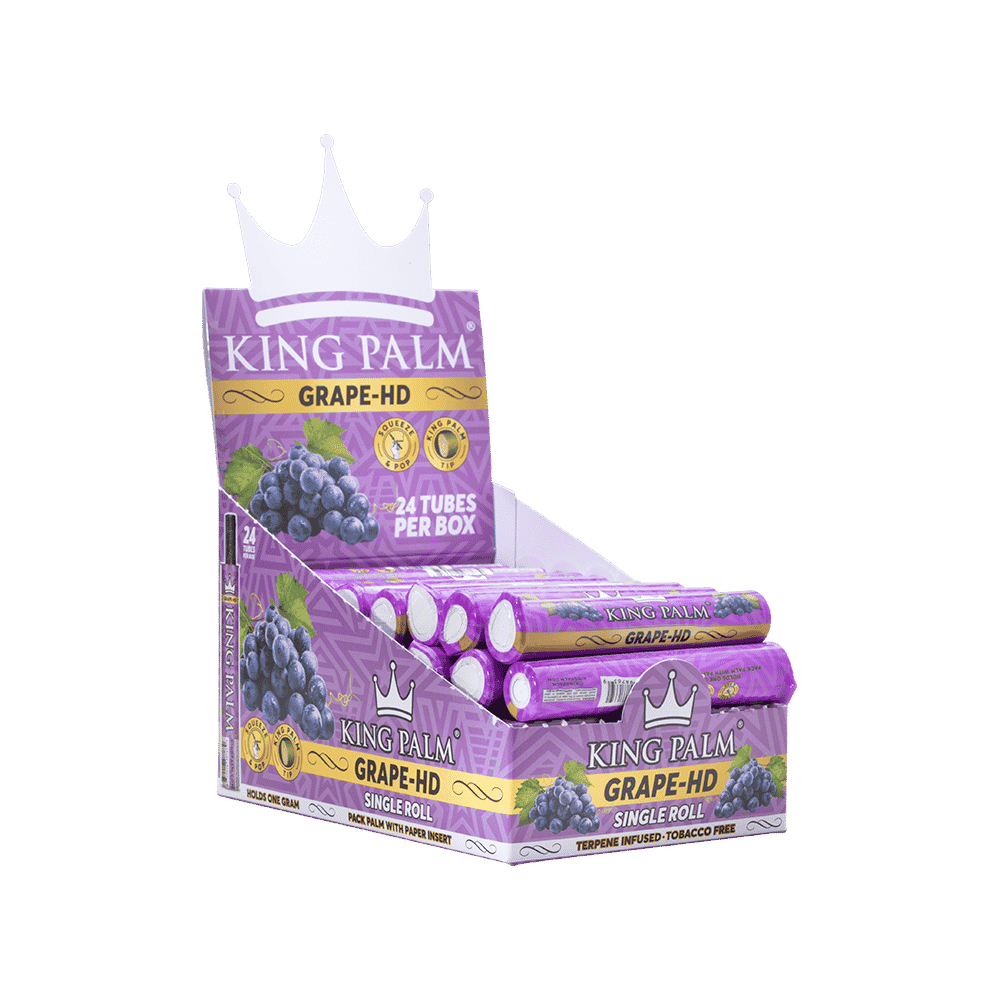 King Palm - Grape HD (Single Rolls)(24ct)