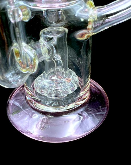 Recycler Water Pipe - Barrel Perc (8.5")