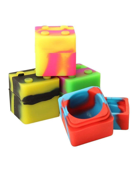 Silicone Container - Mini Lego (1")