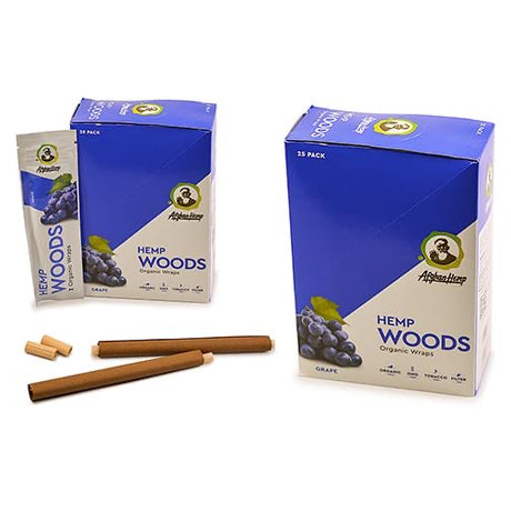 Afghan Hemp Blunt Wraps - Hemp Woods (8 flavors)