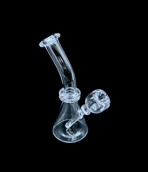 Mini Quartz Beaker - Slitz (5")