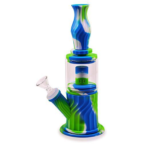 Waxmaid Silicone Water Pipe - 4 in 1 (9.25")